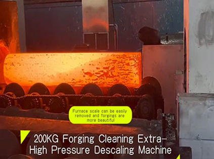 200KG Ekstra Yüksek Basınçlı Büyük Dövme Kireç Çözme Makinesi Kullanım sitesi